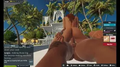 Play Shaved Pussy Slut Mercedes Fucked by Captain on Island Tour
