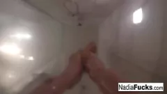 Play Nadia White's Forest Masturbation with Big Tits and Pube