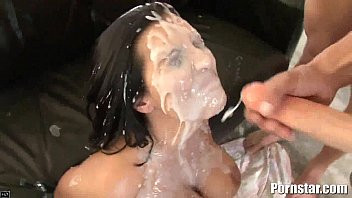 Play Cum Splattered Brunette Pornstar Dylan Ryder Gets It