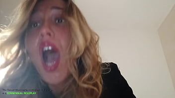 Play FURIOUSLY HARDCORE:the most PAINFUL and UNWANTED FUCK EVER! NO MERCY for MAELLE and for her PUSSY that gets DESTROYED by a PERVERSE FAN (CONSENSUAL ROLEPLAY, INTRO ENDS at 2:46) AMATEUR HOMEMADE 100% SEXTAPE